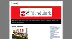 Desktop Screenshot of mundwerk-ailingen.de